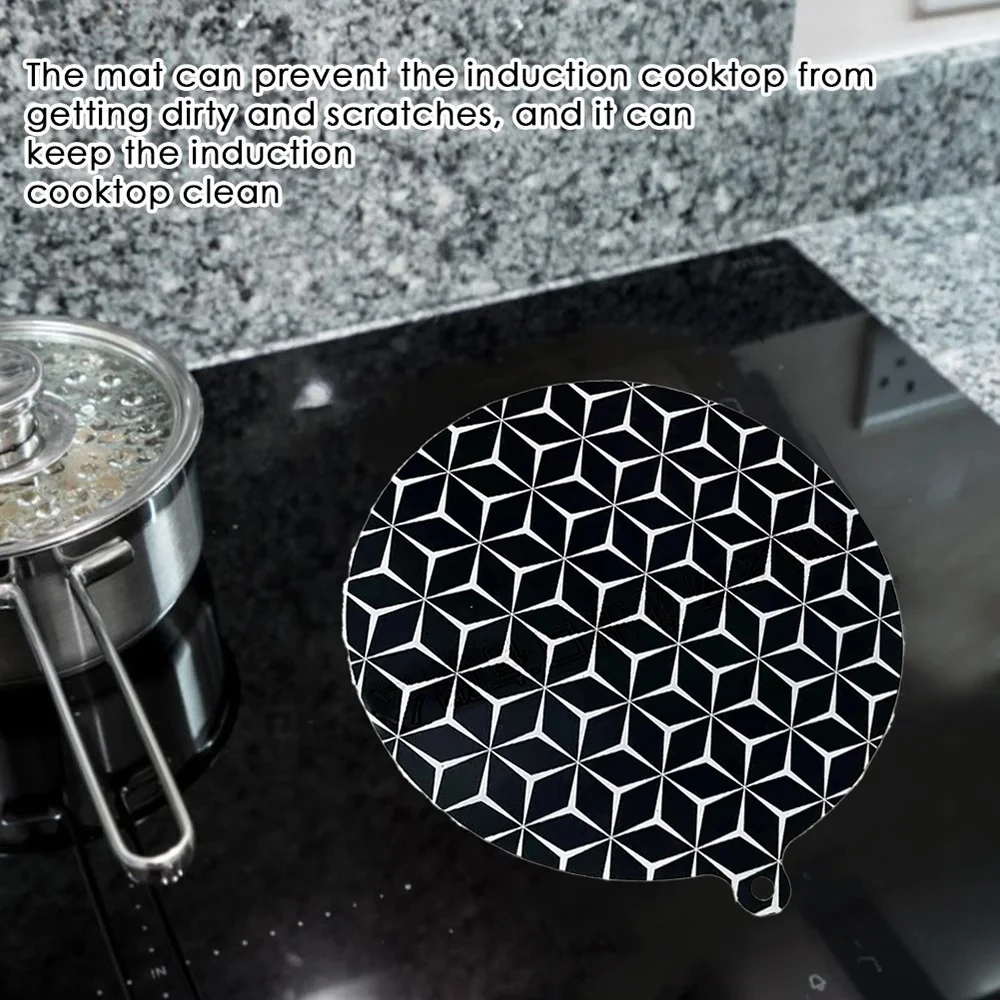 Silicone Induction Cooktop Mat Cooktop Scratch Protector For Induction Stove Multifunctional Silicone Mats For Air Fryer Liners