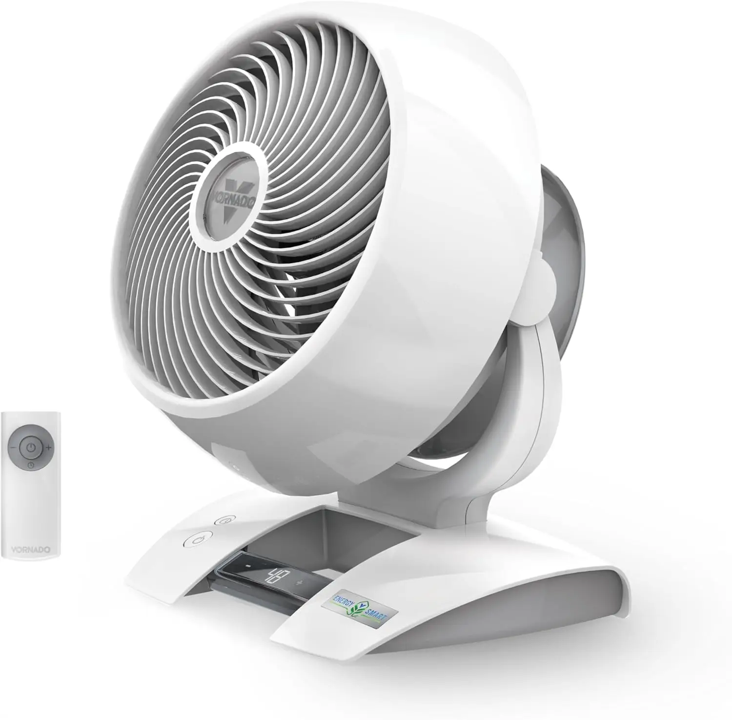 

99-Speed Energy-Smart Air Circulator Fan with Remote, White