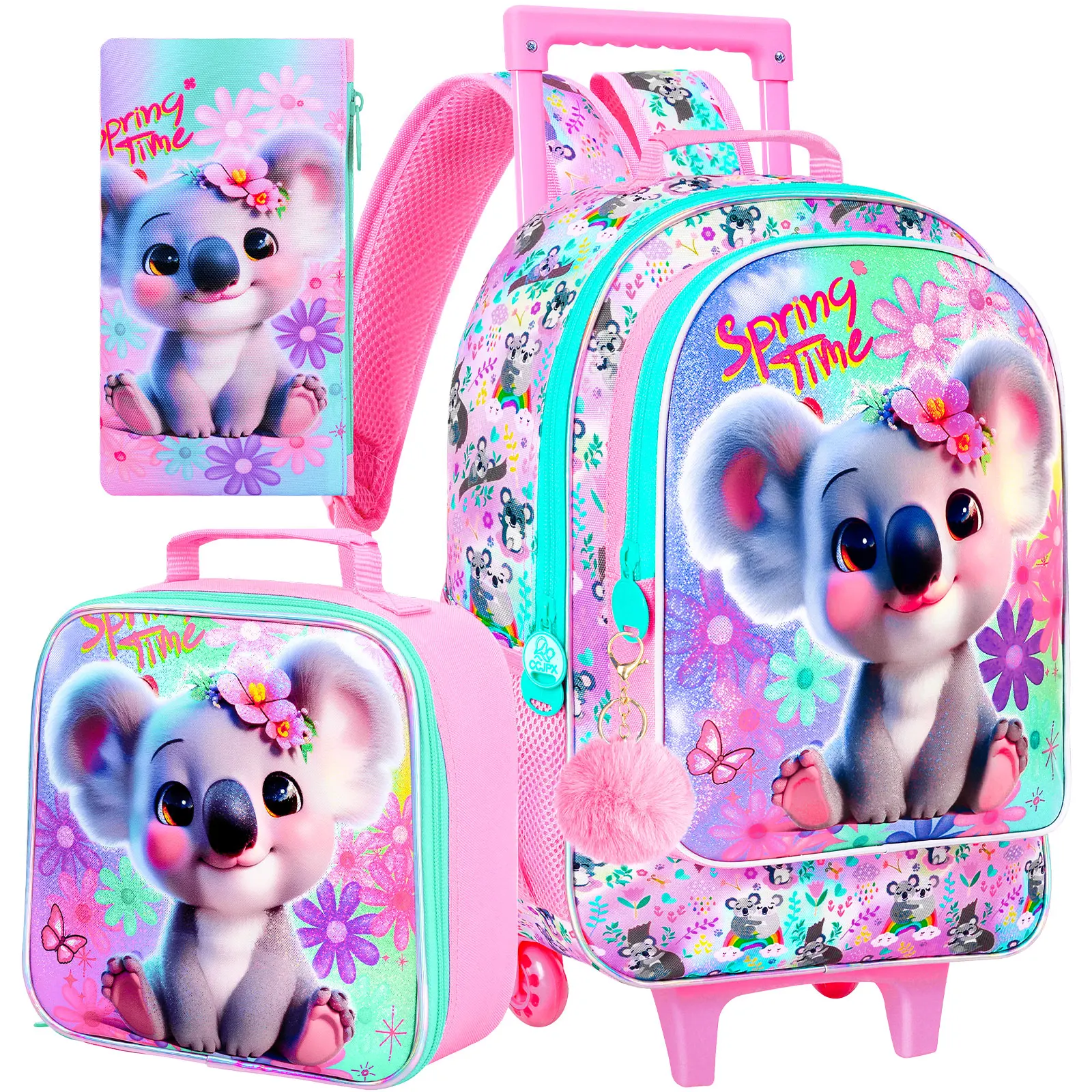 sac-a-dos-a-roulettes-pour-filles-3-pieces-joli-sac-a-dos-a-roulettes-koala-pour-enfants-sac-d'ecole-a-roulettes-pour-les-voyages-prescolaires-et-primaires