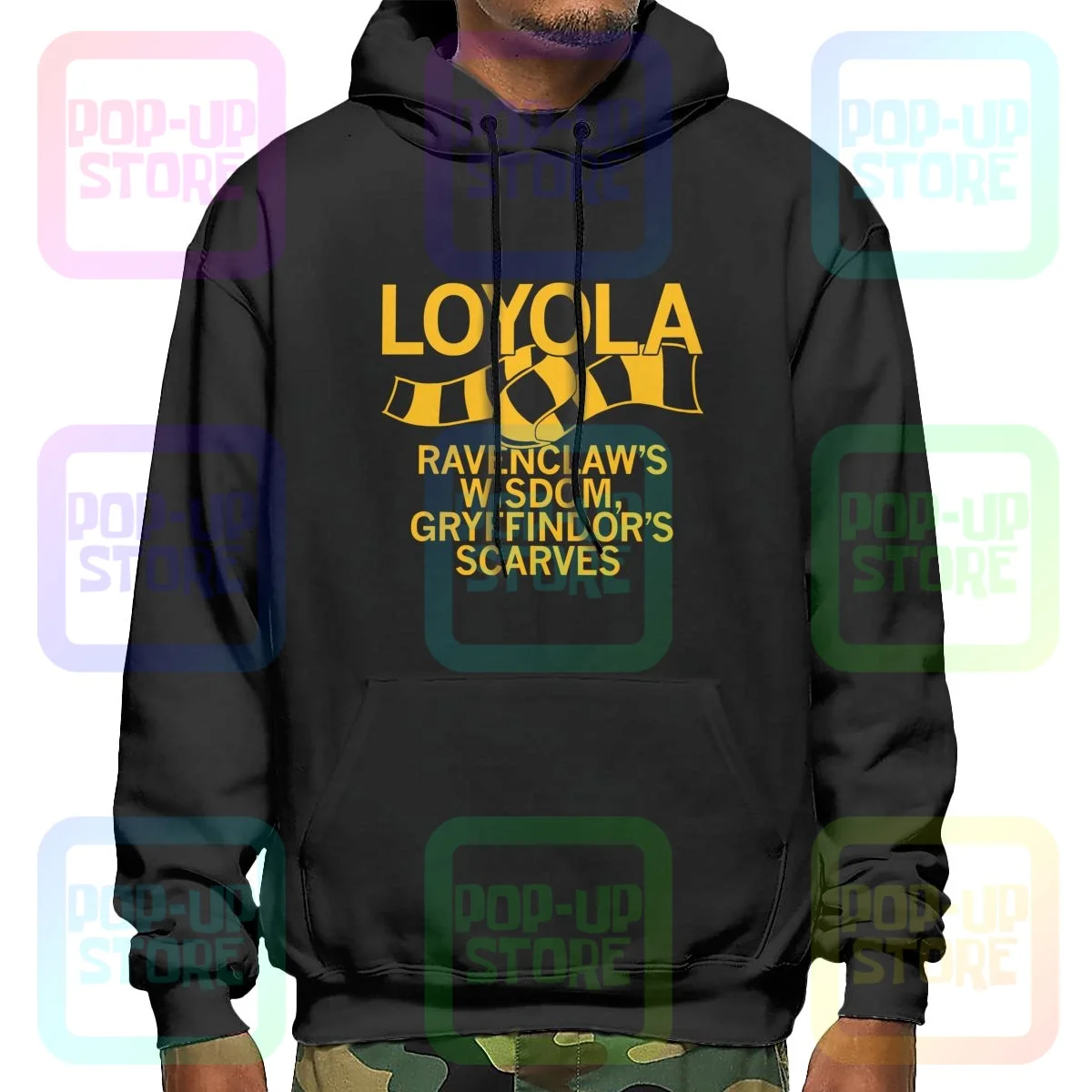 Sudadera con capucha de Loyola Ravenclaw Wisdom Gryffindors, Ropa Retro Vintage de la mejor calidad