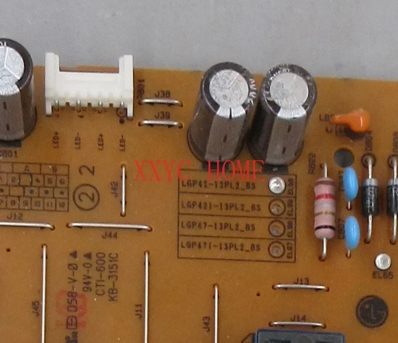 Disassemble for  42wl10ms power board eax64905505 (1.7) for lgp42-13pl2-bs