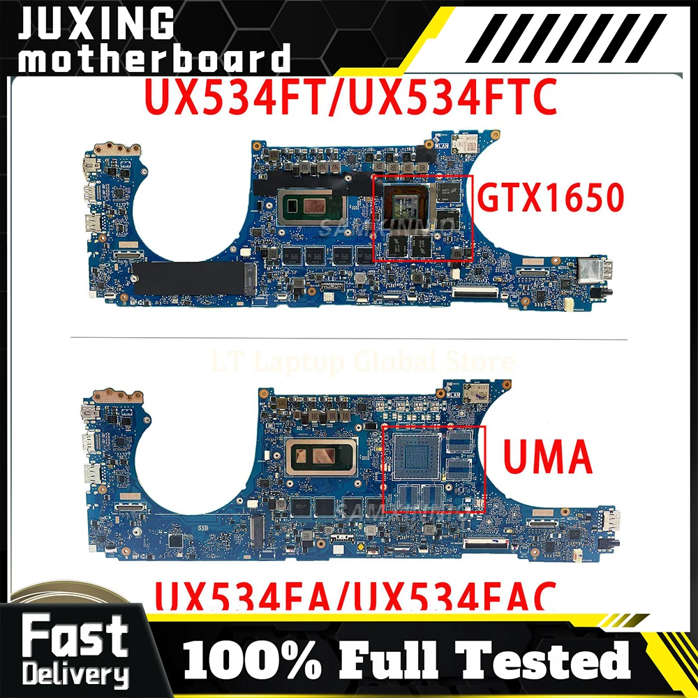 

UX534FT For ASUS Zenbook BX533FTC UX534FT UX534FV UX533FT UX535FT Notebook Motherboard Laptop Mainboard
