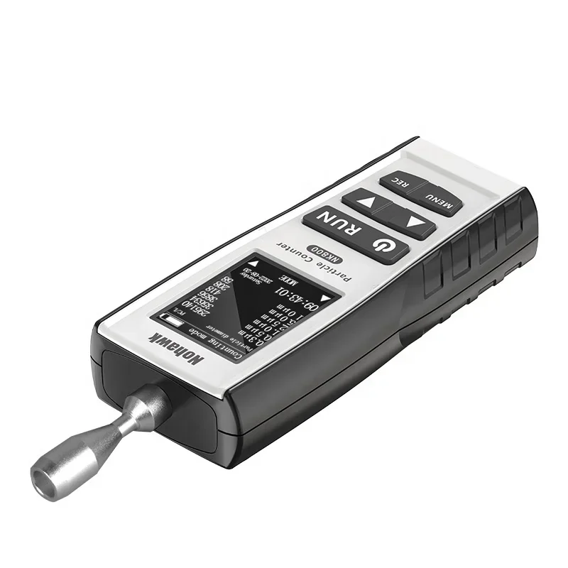 Indoor handheld dustfree workshop air quality tester six-channel particle size 0.3 to 10 PM2.5 PM10 dust particle counter