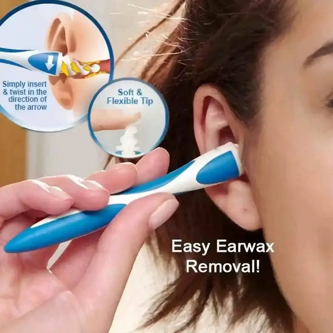

Ear Wax Remover Tool Ear Cleaner With Soft Silicone 16 Replacement Tips Simply To Grab Extract Earwax