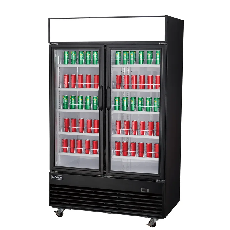 Air-cooled vertical double-door refrigerated and frozen display cabinet Shangchao beer beverage cabinet