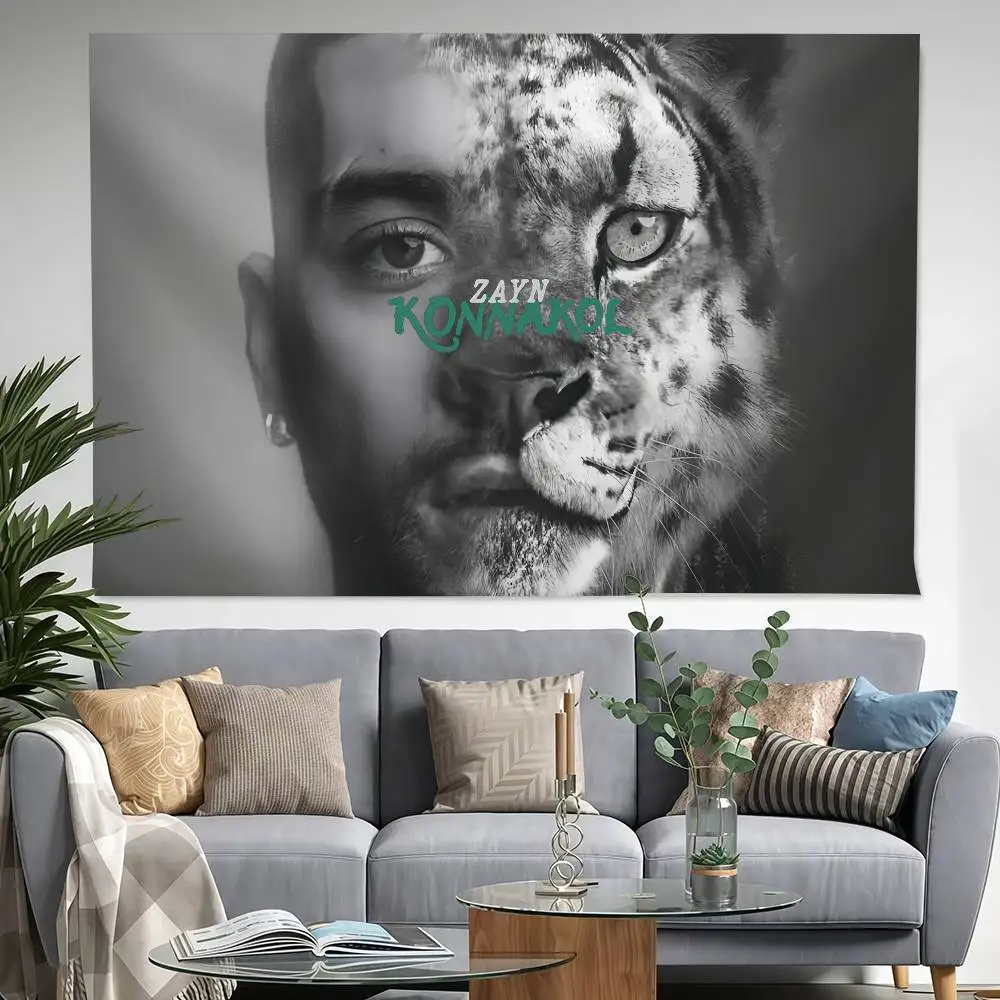 

Z-Zayn M-Malik KONNAKOL 150x200cm 60x90cm Flag Decoration Outdoor Picnic Party Home Camping Party Art Hanging Banner