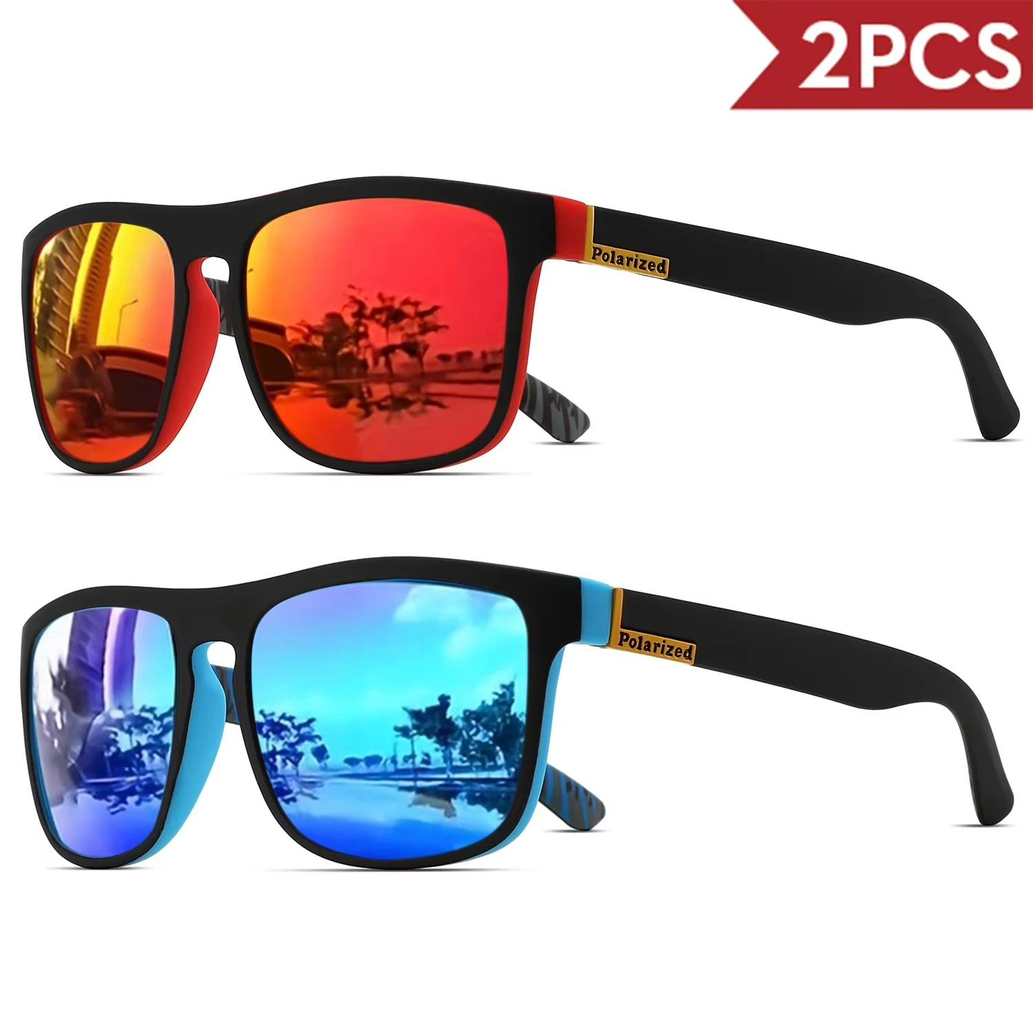 1/2/3 Stück Klassische Quadrat – Fishing Sunglasses Polarized Bewertung und Preis