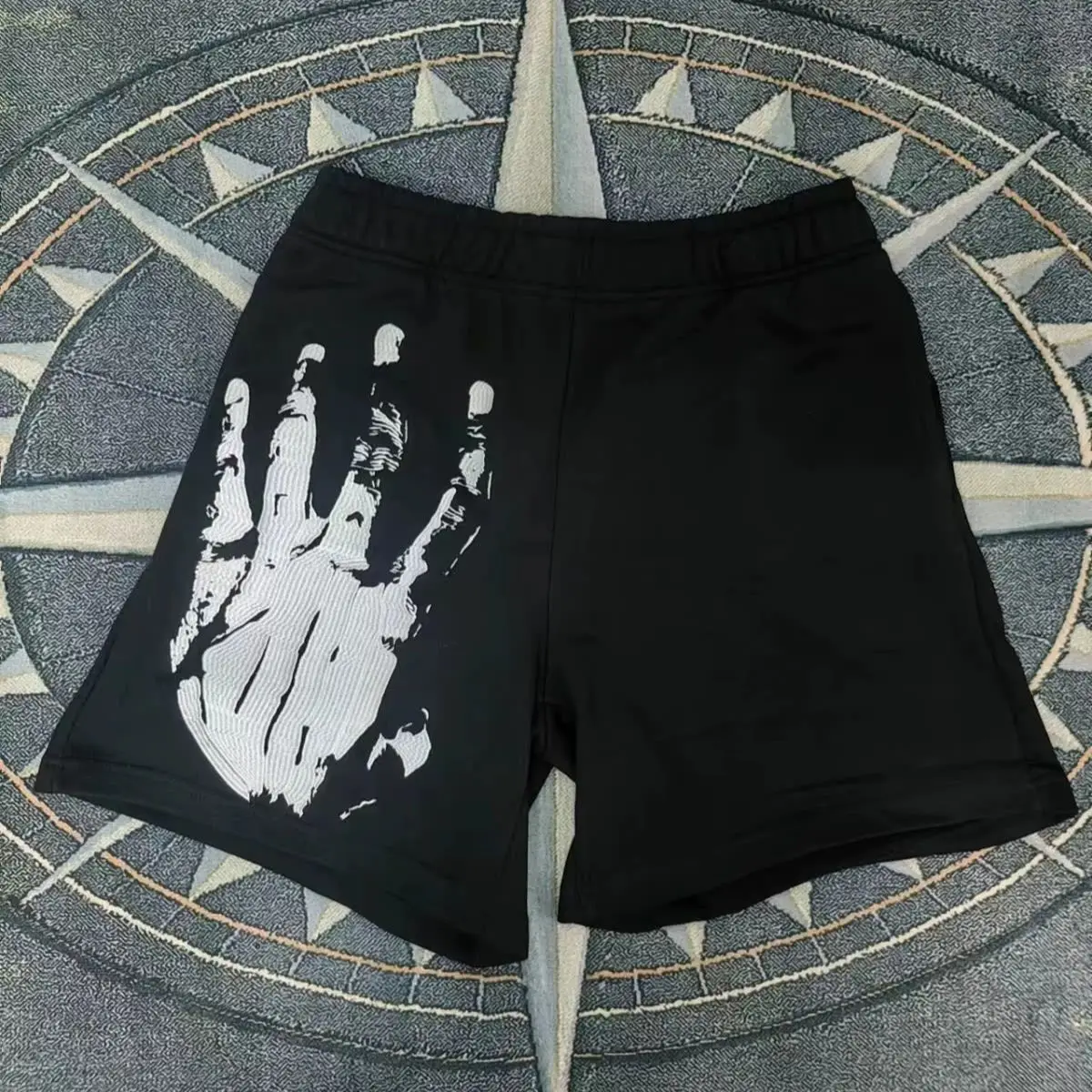 

Короткие хлопковые костюмы Imprimé De Rue Américain Pour Hommes Et Femmes, Décontracté, Ample, Sport De Basketball, Été