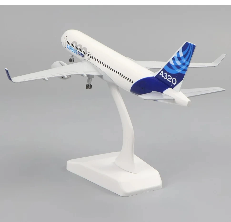 طائرة معدنية موديل 320 20 سنتيمتر 1:400 نموذج الخطوط الجوية A320 نسخة معدنية من مادة سبيكة ألعاب محاكاة الطيران للأولاد هدية airp
