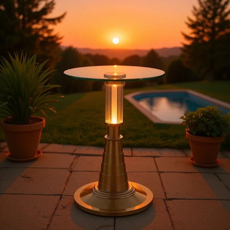 Luminous stereo side few Bluetooth luminous coffee table ambient light living room side few