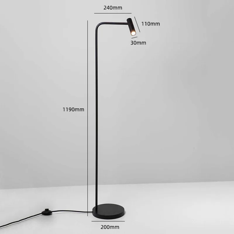 Scandinavische verstelbare wandlamp Moderne eenvoudige LED-tafellampen wit zwart zilver goud nachtkastje kantoorstudie Lezen Vloerverlichting