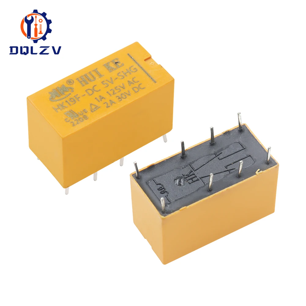 Relais HK19F-DC3V-SHG HK19F-DC5V-SHG HK19F-DC12V-SHG HK19F-DC24V-SHG HK19F-DC24V-SHG HK19F 3V 5V 9V 12V 24V 8PIN 2A Relais – Detail 14