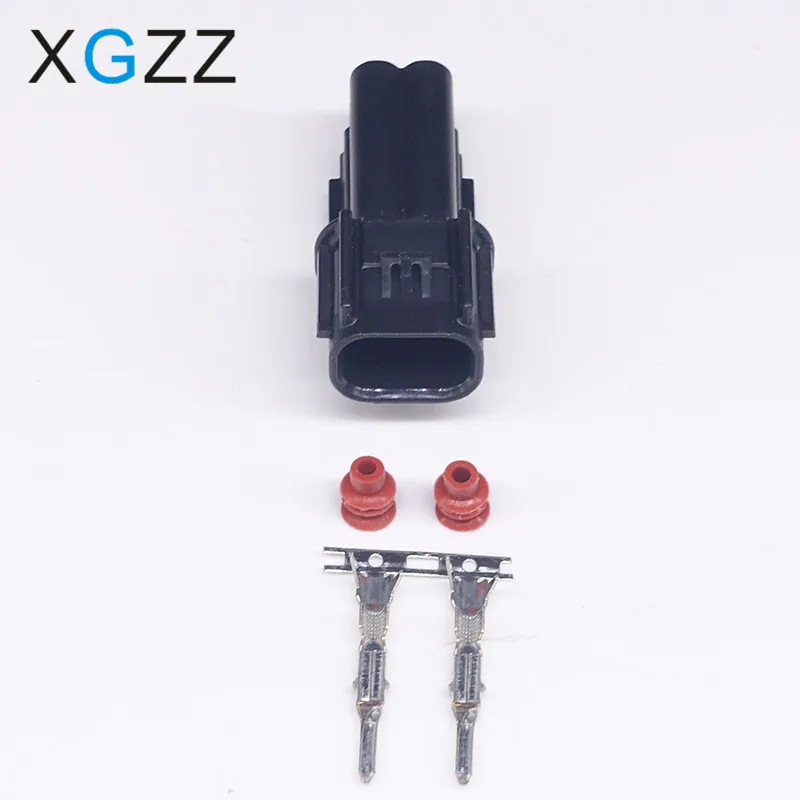 2 Pin LED Light Conenctor Fog Lamp Cable Female Male Waterproof Plug For Honda 6181-6851 6189-7408