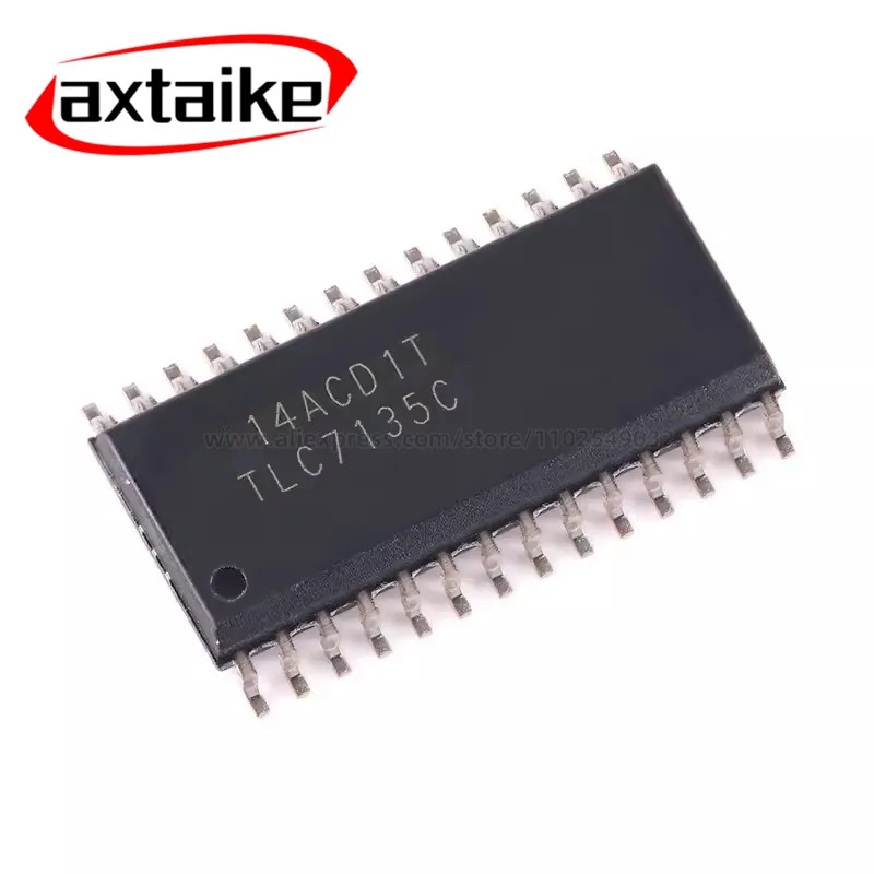 

TLC7135CDWR TLC7135C TLC7135 ICL7135 SOIC-28 Analog to Digital Converters - ADC 4.5-Bits 0.003 kSPS Muxed BCD Out