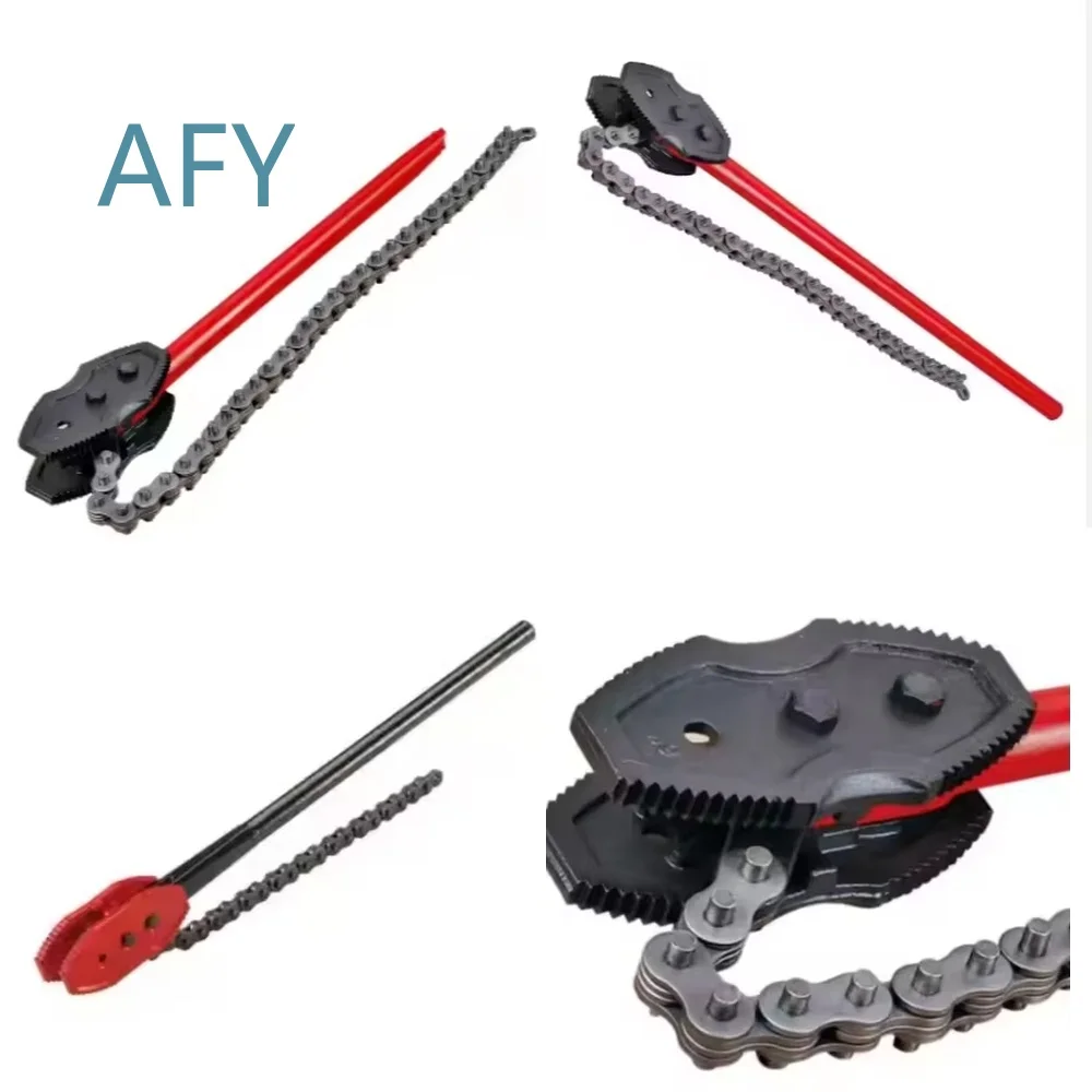 Heavy Duty Chain Pipe Wrench for HDD Type Machines Industrial Chain Pliers Tool for Pipeline Construction and Maintenance