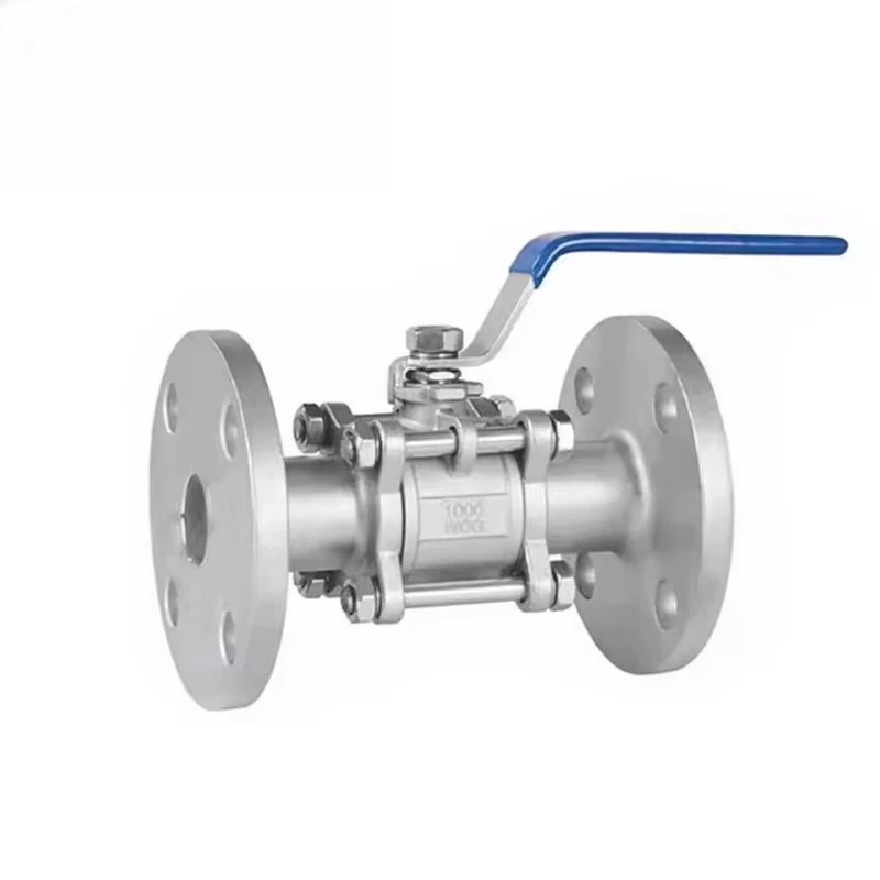 

Ручной санитарный трехкомпонентный шаровой кран 3Q4S1F-16P Фланцевый шаровой клапан из нержавеющей стали для водопроводного трубопровода, устойчивого к давлению.