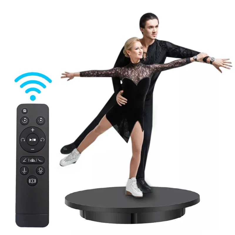 

60CM Remote Control Rotating Stand 360 Panoramic Automatic Electric Turntable 150KG Load Exhibition Rotation