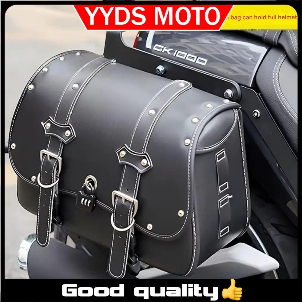 

【Good quality】For Brixton Crossfir C1002V C 1002V MBP C1002V waterproof canvas side bag saddle bag side cross bag
