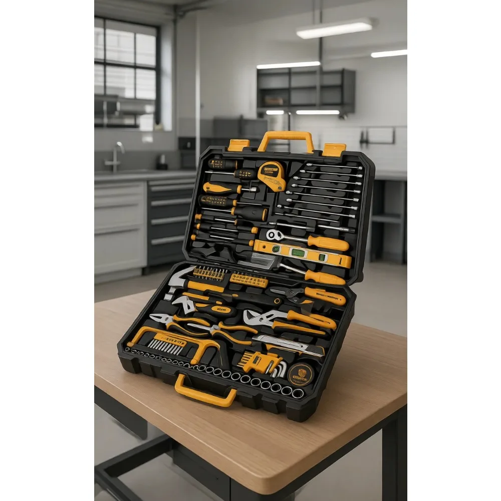 

228 Piece Socket Wrench Auto Repair Tool Set with Toolbox Storage Case