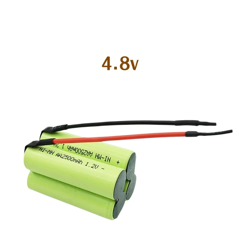 4.8V 2500mAh Ni-MH Rechargeable Battery For Black&Decker Green Forest Electric Drill Screwdriver
