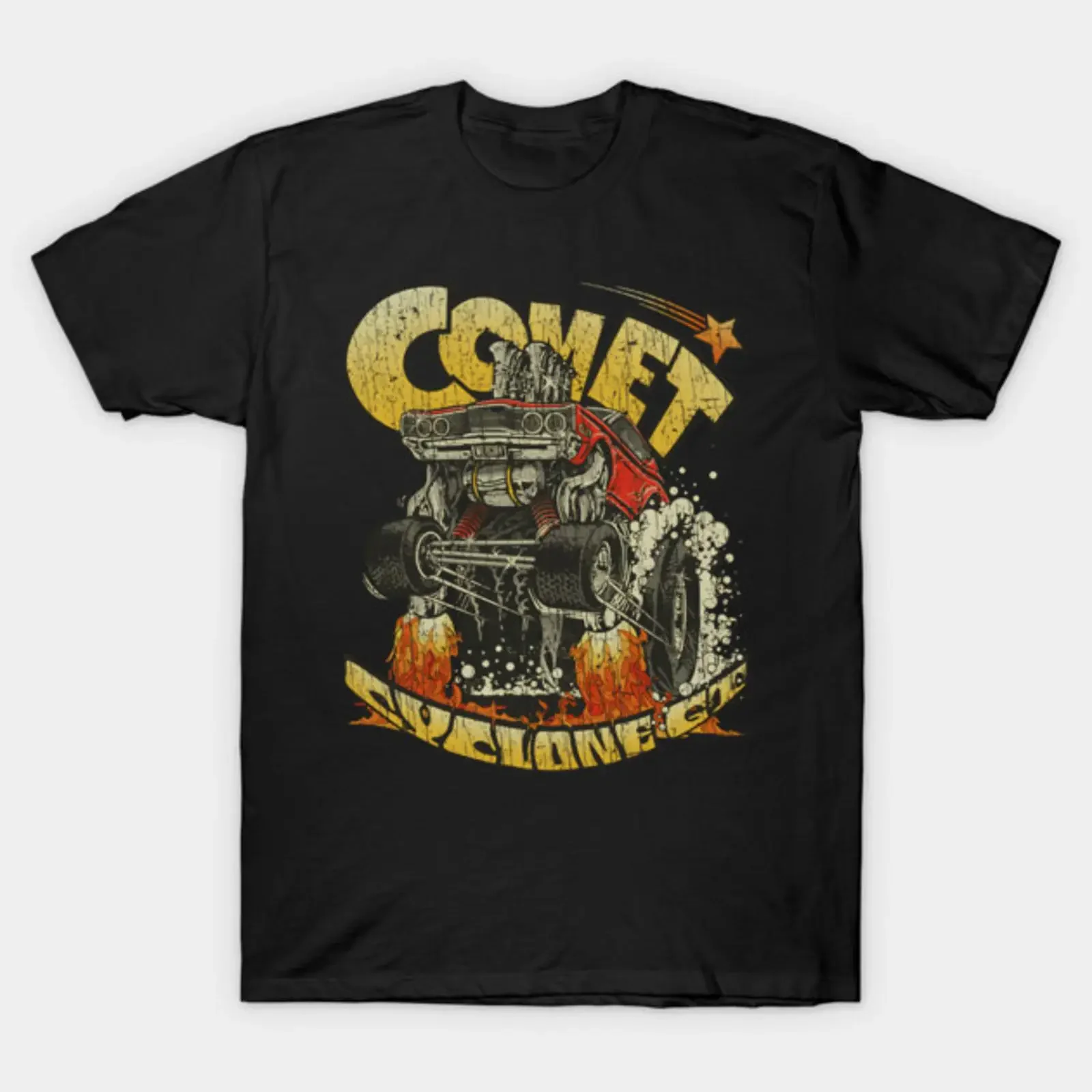Comet Cyclone GT 1968 T Shirt vintage Washed Comfortable graphic fashion Stylish Soft designer clothes Slightly Breathable