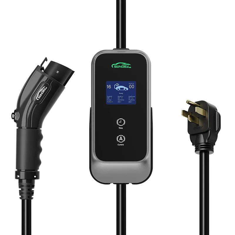 Factory Direct American Standard Type2 EV Charging 3.5KW 7KW Multi-Phase Adjustable Portable Charging Stations