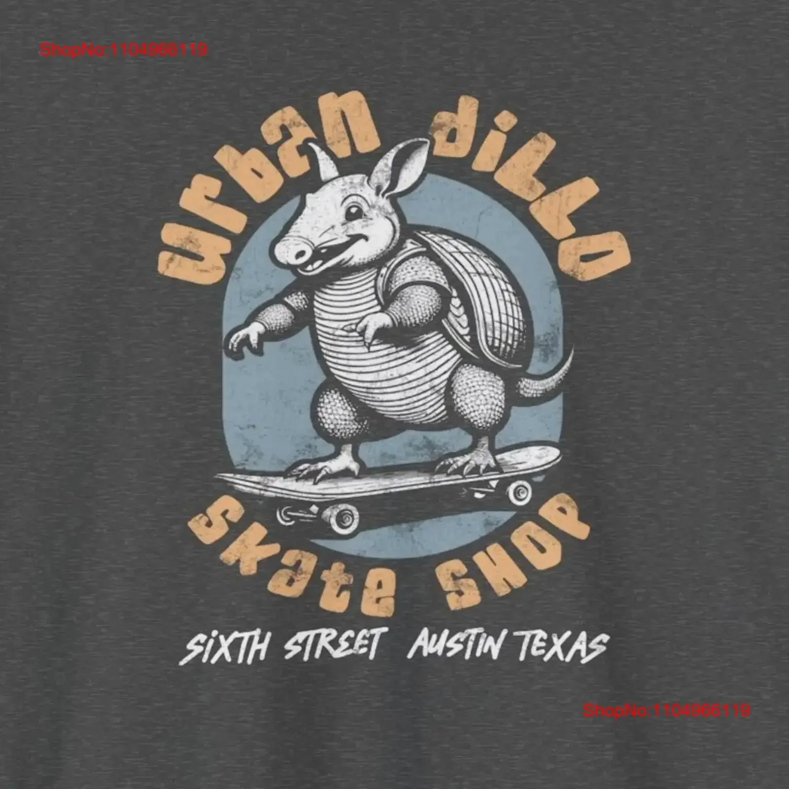 

Футболка для скейтборда Austin TX Armadillo Urban Dillo Skate Shop, винтажная техасская одежда для скейтбординга ATX Skater, винтажная стираная одежда