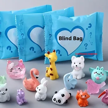 50pcs Cute Mini Animal Surprise Blind Bags - Fun Party Favors for Gifts Holiday Celebrations (Assorted Colors Styles) Gift Bags 1