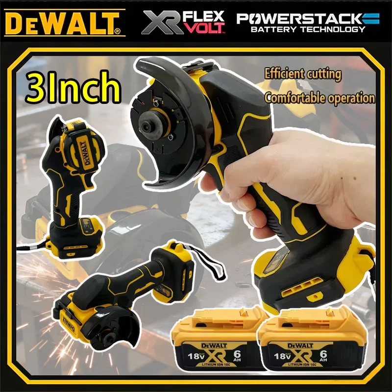 

Аккумуляторная угловая шлифовальная машина DEWALT 3 дюйма, мини-полировальная и шлифовальная машина, электрический инструмент для резки, электроинструменты, угловая шлифовальная машина