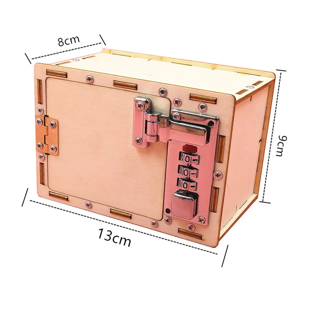 

Lockbox DIY Materials Set Kids Educational Tools Password Box Experiment Invention