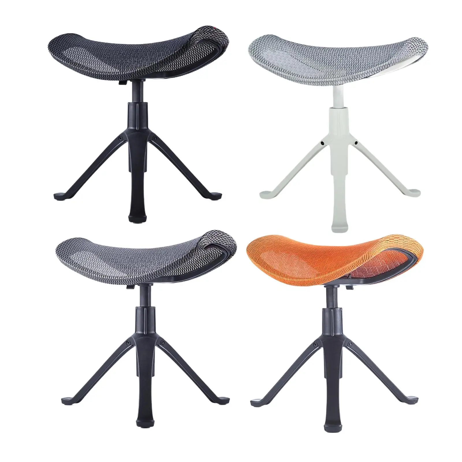 

Office Foot Rest Ergonomic Easy to Carry Under Desk Footrest Adjustable 37cm-45cm Foot Massage Stools for Salon Long Sitting SPA