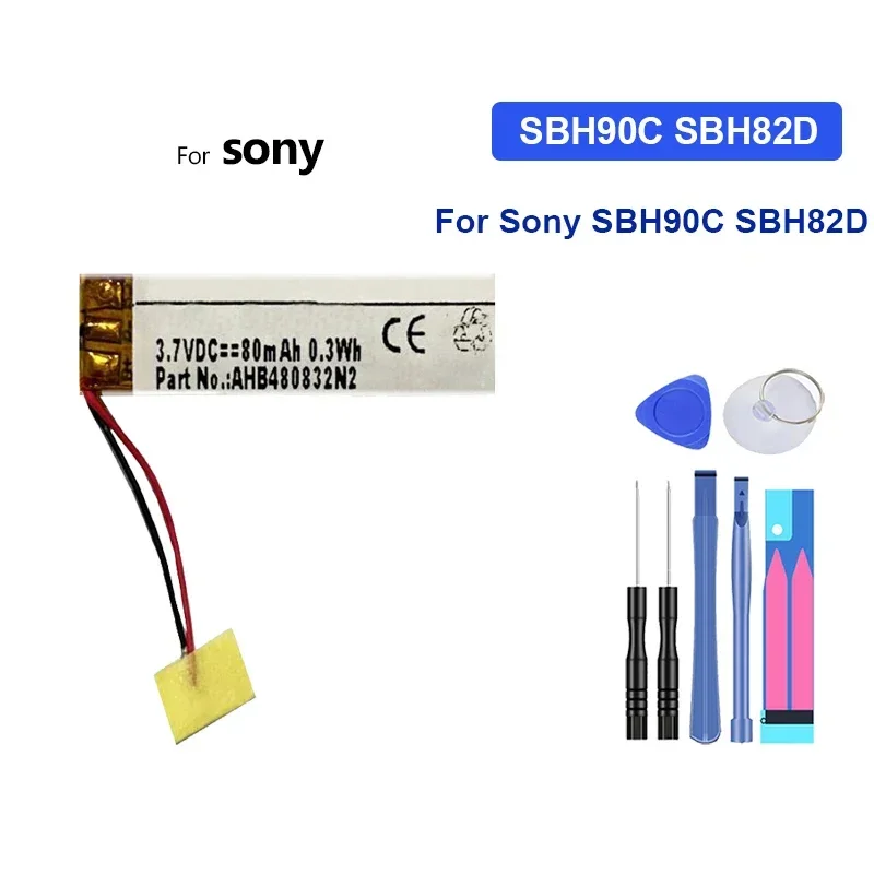 80mAh/115mAh Replacement Battery For Sony SBH24 SBH90C SBH82D SBH50 SBH52