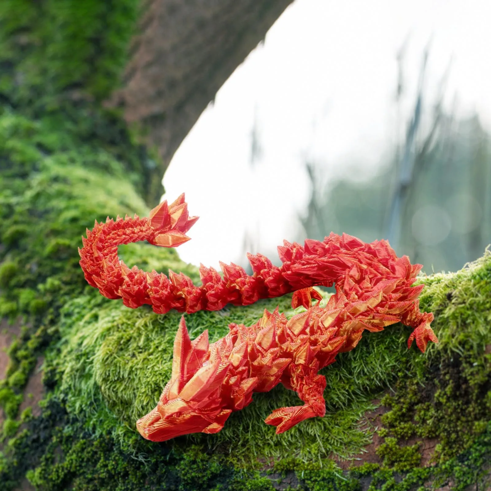 New 3D Printed Chinese Dragon Full Body Joints That Can Move Home Furnishings and Decorations Are Worth Collecting Creative Toys