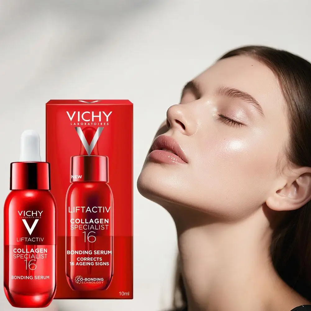 

Vichy Liftactiv Collagen Specialist Serum 16 Увлажняющая антиоксидантная эссенция для лица против старения для ухода за чувствительной кожей 10 мл