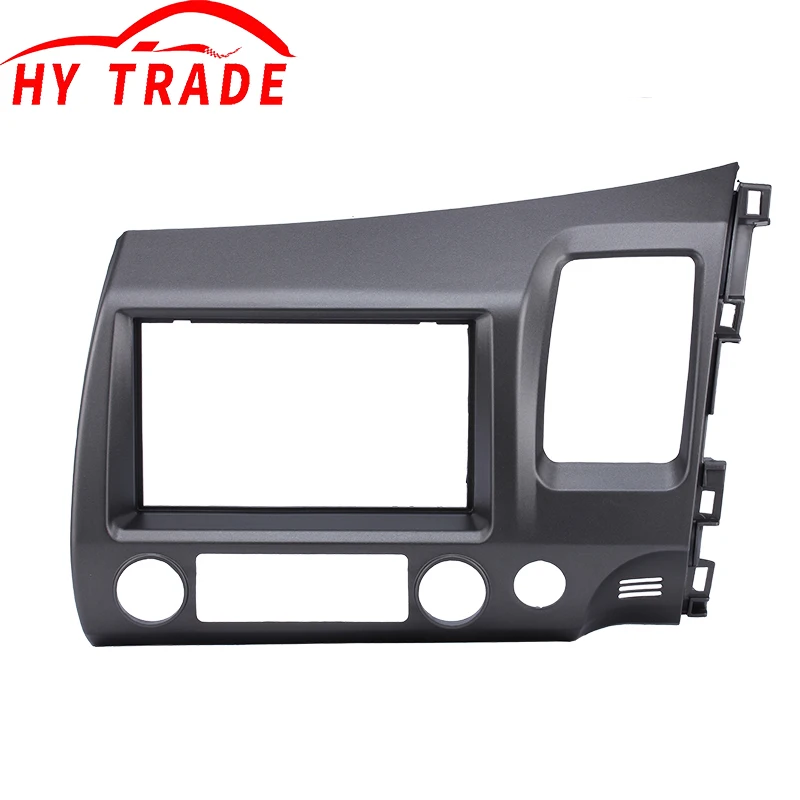 

2 DIN Car Radio Frame Fascia Trim Bezel 178x102mm for Honda Civic RHD Auto Stereo Adapter In-Dash Mount Kit