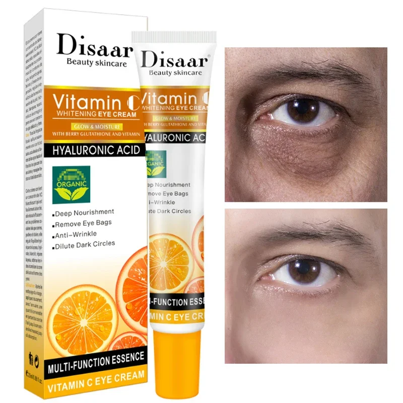 

Vitamin C Eye Cream Anti-Wrinkle Anti-Aging Remove Fine Lines Dark Circles Eye Bags Lifting Firming Whiten Moisturizing Eye Care