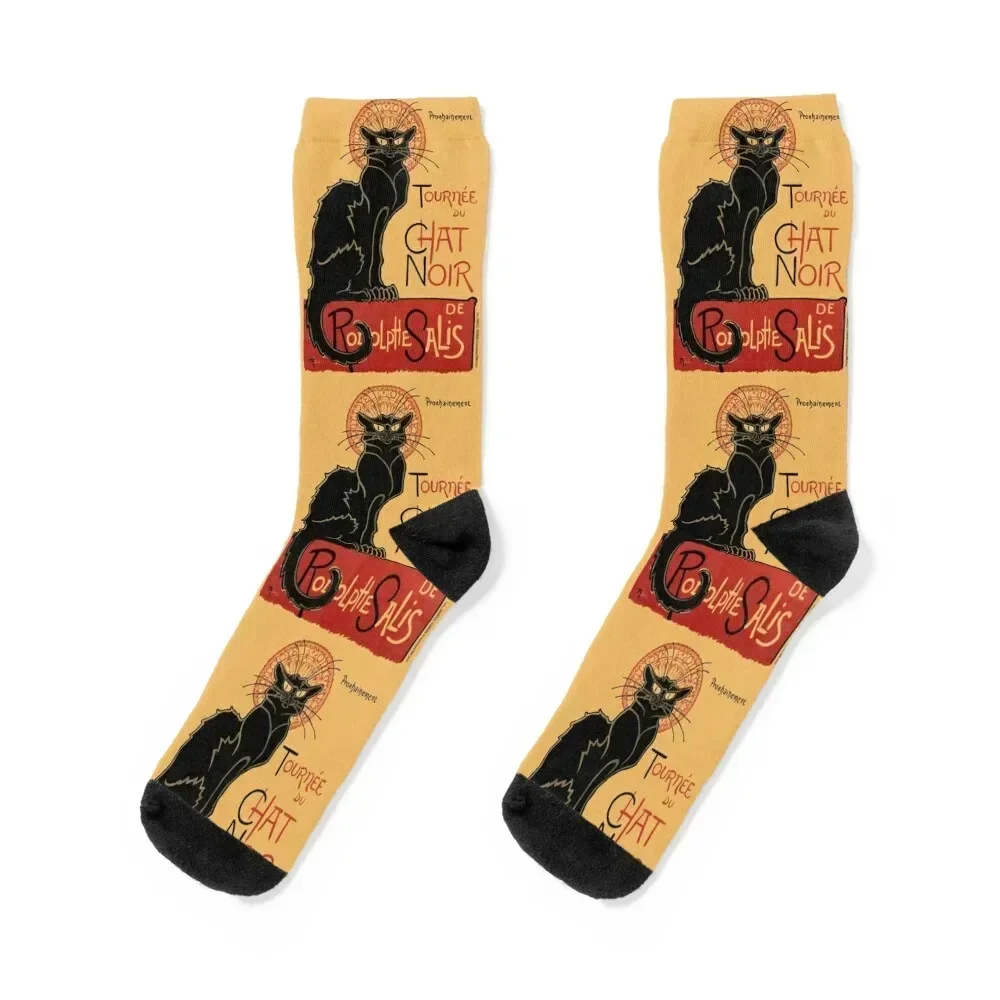 

Tournée du Chat Noir France Vintage Poster Socks Men's hiphop basketball Men Socks Women's