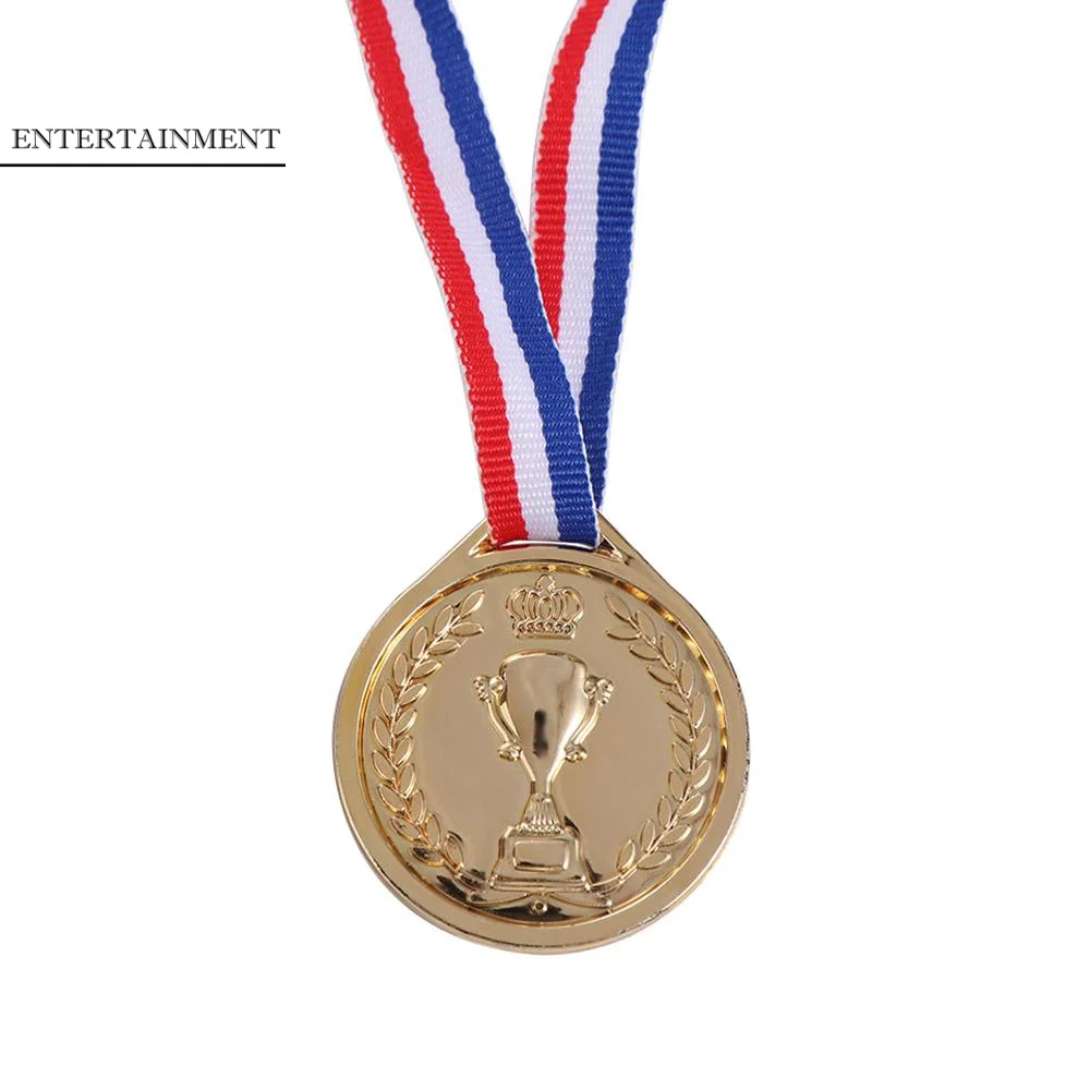 

Winner Reward Gold Silver Bronze Medals Sports Game Dancing Children's Award Medals Running Swimming Plastic Competition Prizes