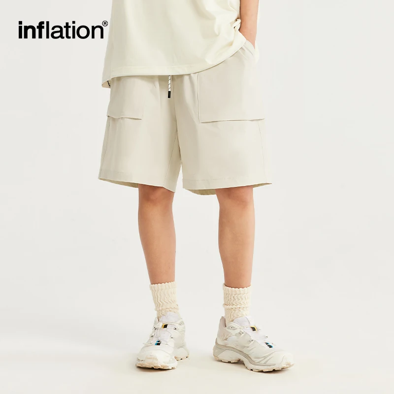 

ИНФЛЯЦИЯ Мужские летние легкие шорты-карго с большими карманами Эластичные спортивные шорты больших размеров