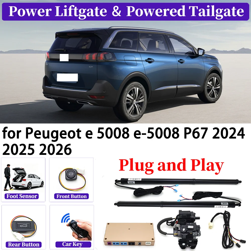 

for Peugeot e 5008 e-5008 P67 2024 2025 2026 OEM Upgrade Car Automatic Power Liftgate Kit Smart Auto Electric Tailgate System
