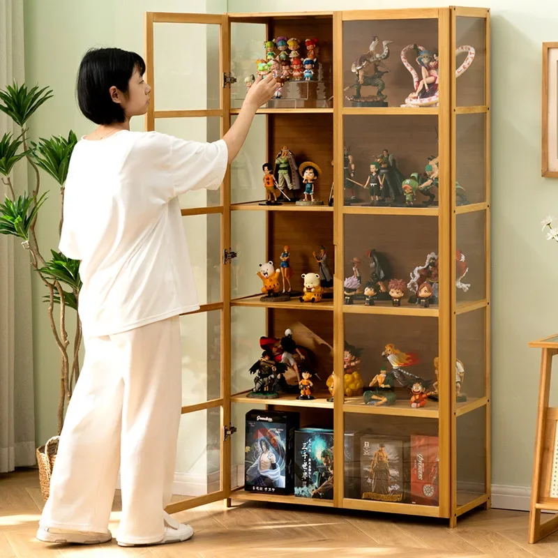 Figure Display Cabinet Acrylic Lego Model Toy Display Shelf Display Cabinet Cosmetics Non-Glass Household Shelf