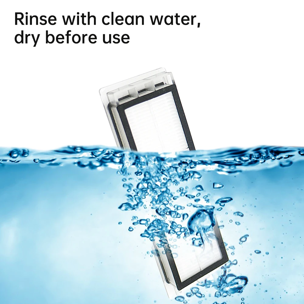 Filtro HEPA e Escova Lateral para Xiaomi MI Robot Vacuum 2, Roborock S50, S51, Peças e Acessórios