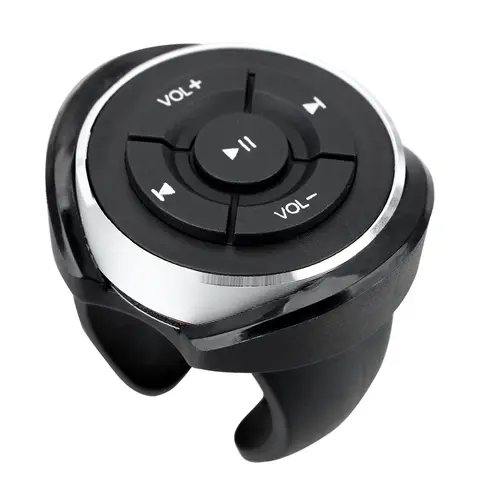 Car Steering Wheel Wireless Remote Controls Motorcycle Bike Bluetooth Media Volume Button For IOS Android Phone Tablet
