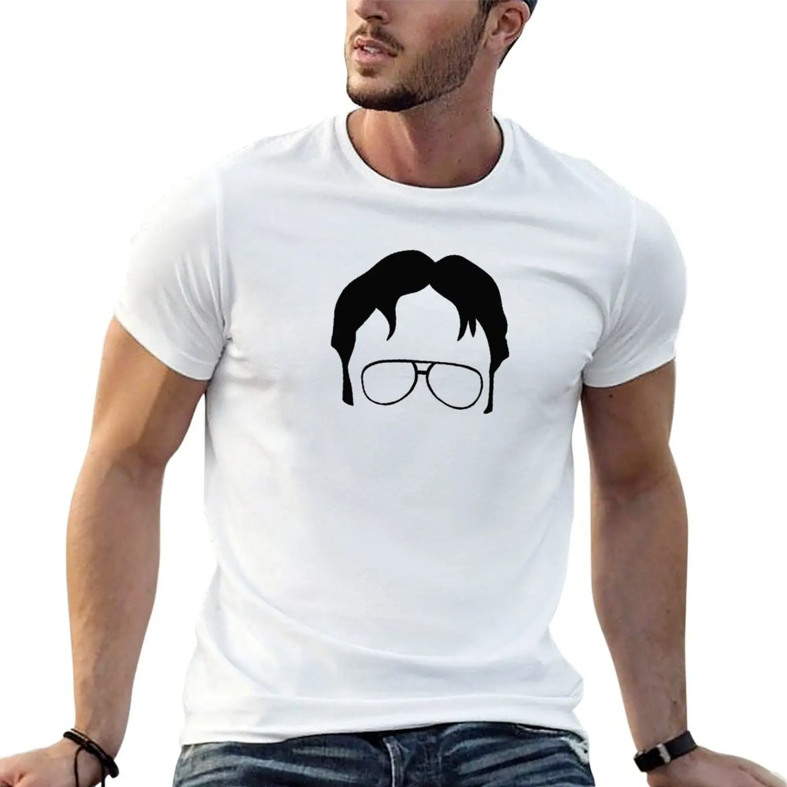 

Dwight Schrute Bears Beets Battlestar Galactica T-Shirt t shirt for man 100 percent cotton t shirts for man pack white T-Shirt