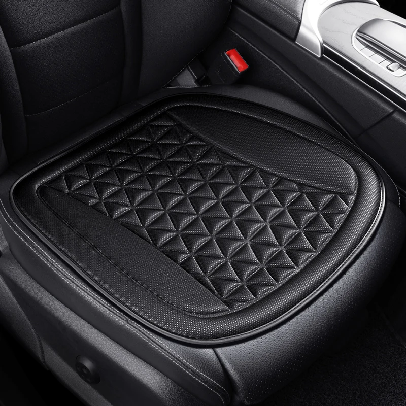 3D Atmungsaktiver Autositzbezug Sommer Autositzkissen Konvexes Design für Wärmeableitung Schweißfest Universal Auto Stuhlmatte Pad