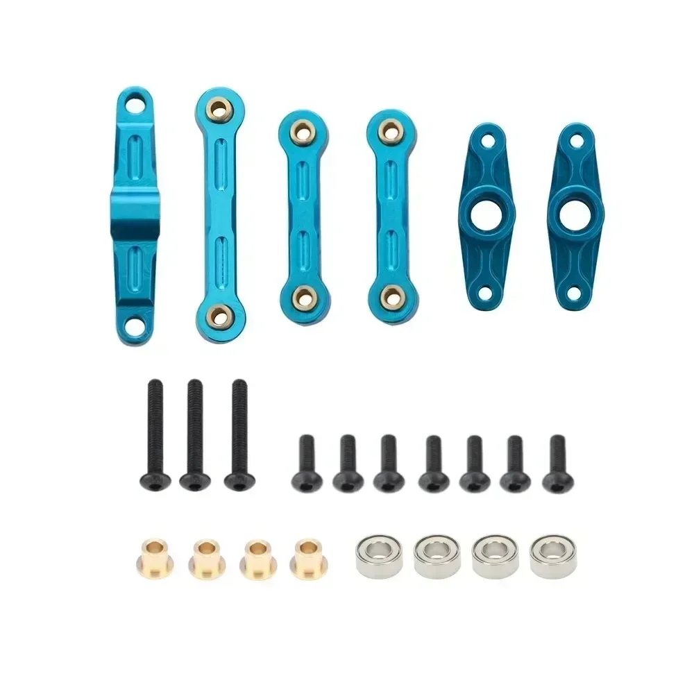 

Алюминиевый шарикоподшипник, кривошип, рулевое управление в сборе, набор звеньев для Tamiya TT02 TT-02 TT-02D 1/10, детали для радиоуправляемого дрифта