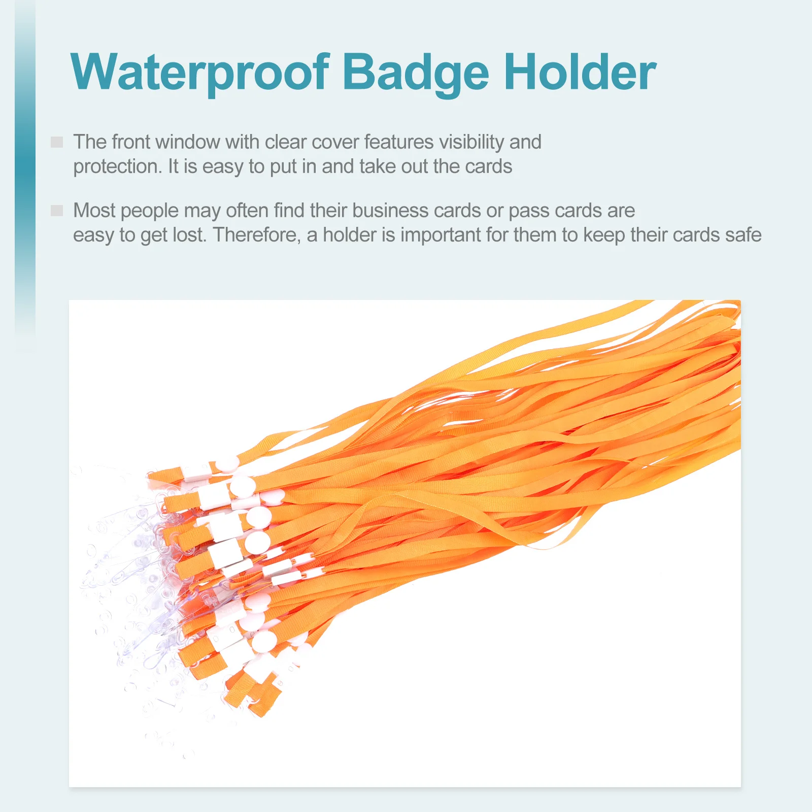 50 قطعة اسهم شارة موثوقة ومريحة لبطاقات العمل المكتبية طالب ممرضة اسم العلامات معرض حزام حامل الشهادة