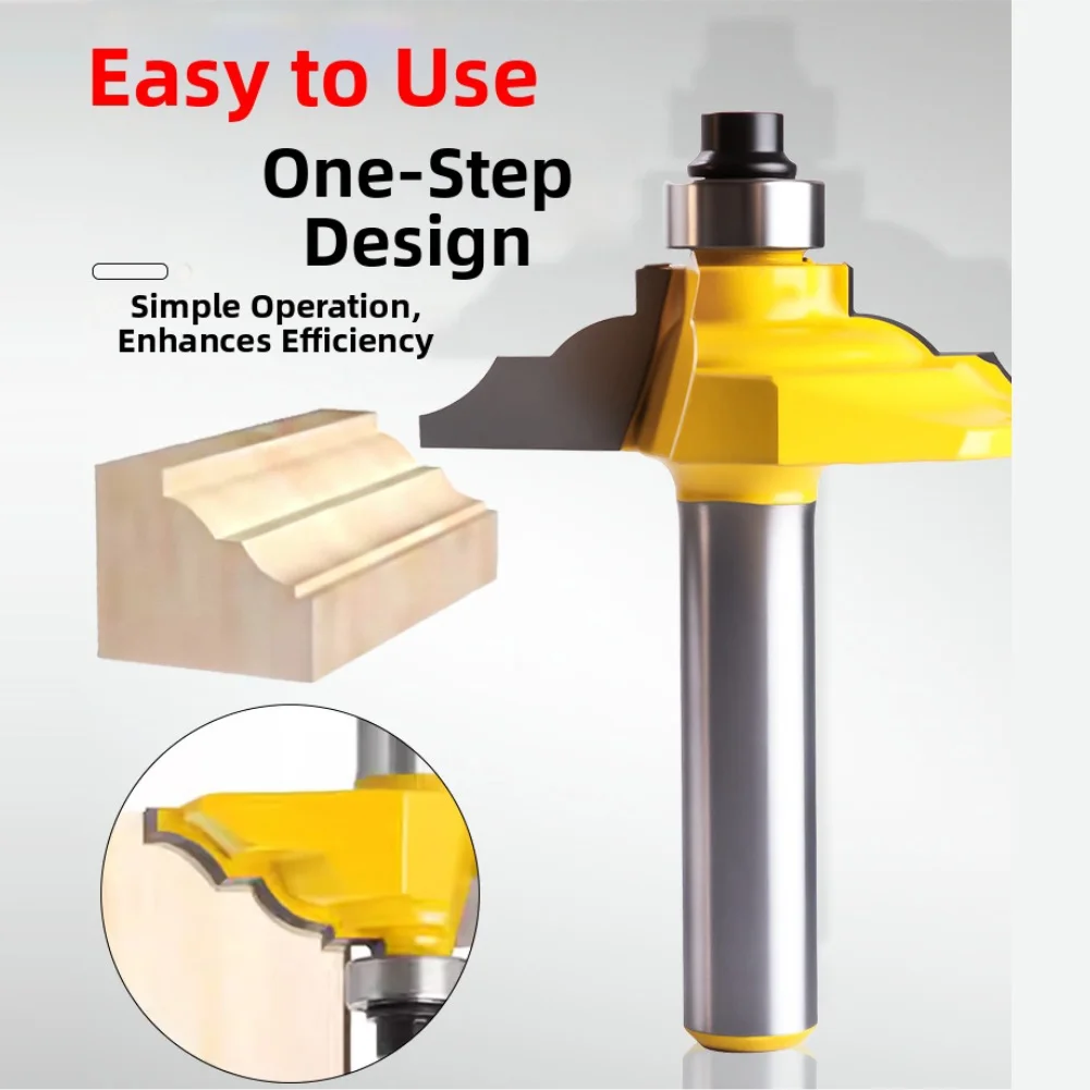 1 قطعة 8 مللي متر عرقوب الزاوية التقريب راوتر بت مقعر قاطعة المطحنة حافة مستديرة المتقلب الرومانية Ogee تحمل راوتر بت النجارة أيضا