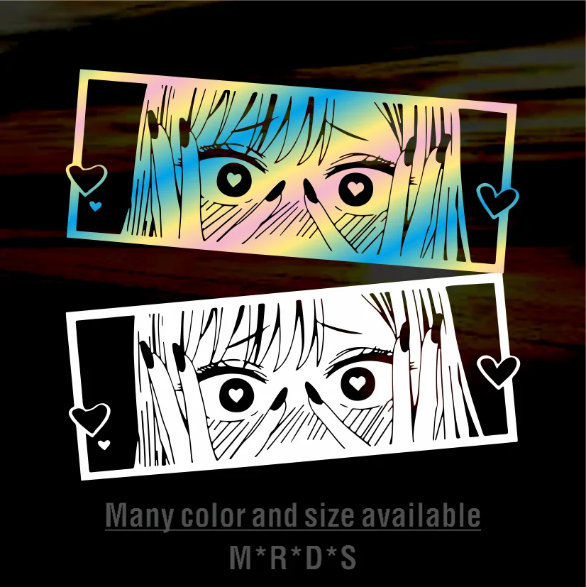 Blushing Marin Decal JDM Style Japanese Anime Sticker Bumper Rear Window Windshield Car Stickers External Decoration Vinyl Decal