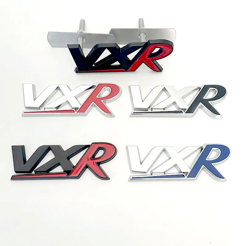 

3D Metal Chrome Black Red Logo VXR Emblem Car Fender Side Badge Rear Trunk Decal For Buick New Regal VXR Sticker Accessories